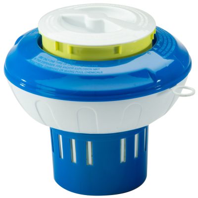 160013 3 in. Pool Chlorine Pop-Up Tablet Feeder Floater CL296ABWS