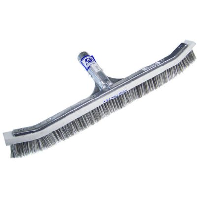 3004 A&B 18 inch Curved Combination Wall Swimming Pool Brush