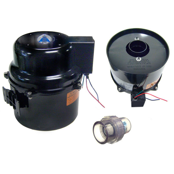 6310120F-TS Air Supply Spa Air Blower 1.0Hp 120V Silencer