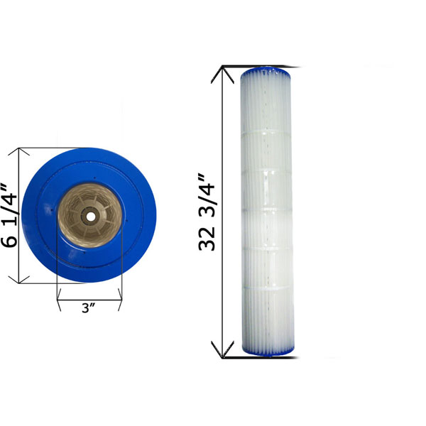 C-6900 Cartridge Filter Pentair Quad D.E. 100 178656