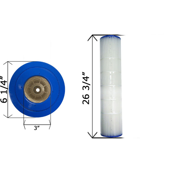 C-6980 Cartridge Filter Pentair Quad D.E. 80 178655