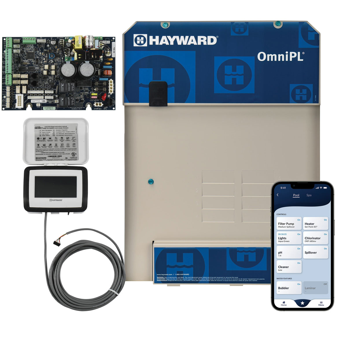 HLPROUPG HLXPROUPG Hayward® OmniPL® Retrofit Upgrade Kit for ProLogic®, AquaLogic®, and AquaPlus® Automation Systems HLPROUPG HLXPROUPG Hayward® OmniPL® Retrofit Upgrade Kit for ProLogic®, AquaLogic®, and AquaPlus® Automation Systems
