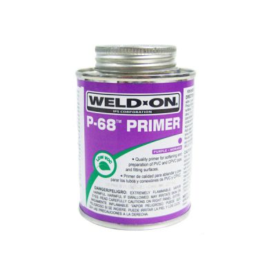 10216 IPS PVC Primer Purple Weld-On P-68 0.25 Pint
