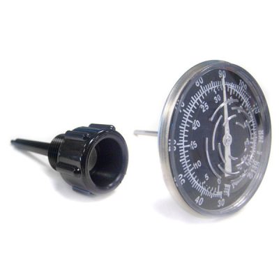 SL1DW Pentair 30-130 F w/ Nylon Well Iline Thermometer