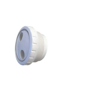 TS101 Pool Spa Pulsator Fitting White 1 1/2 inch MPT Waterway 212-9170