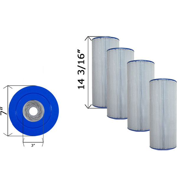 C-7447 Cartridge Filter Hayward CX480XRE C-7458 4-Pack Multi-Pack