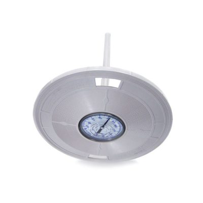 L4W Skimmer Lid 9-3/16 in. with Thermometer Pentair White
