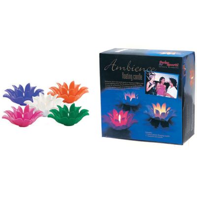 Swim Sportz Ambience Swimming Pool Floating Candle Orange MFC032