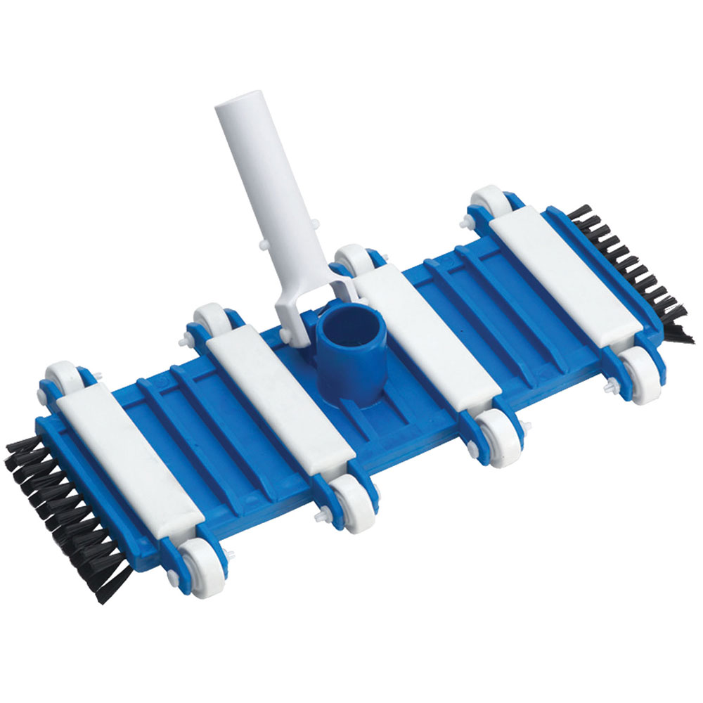 130025B Swimming Pool Manual 14in. Flexible Vacuum Head with Side Brushes