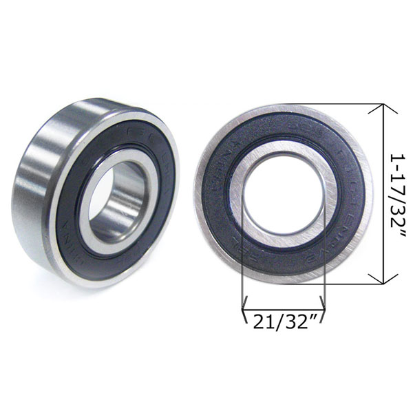 6203 US Seal 17MM Pool Motor Ball Bearing RBL--LL