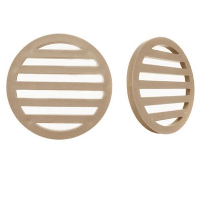 3 inch Tan Deck Drain Cover