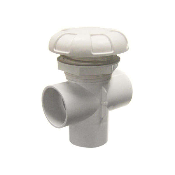 600-3230 Waterway 2 in. White Spa Air Top Access Diverter Valve