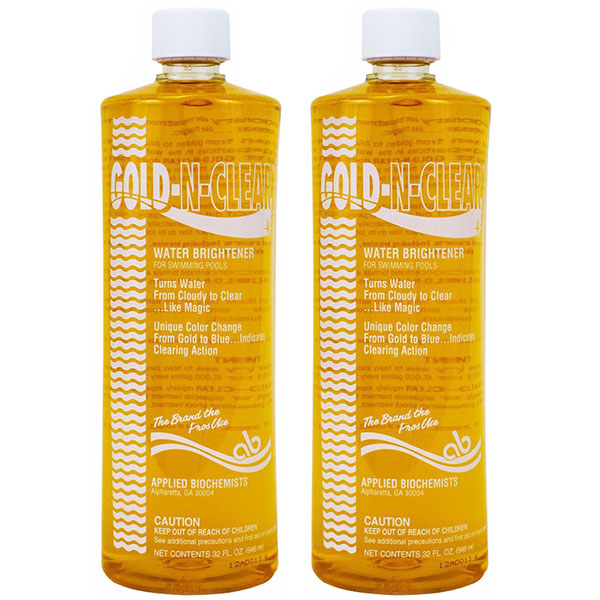 Applied Biochemists Gold-N-Clear Pool Water Clarifier 407803 - 2 Pack