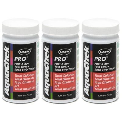 511710 AquaChek Pro 5-Way Pool Test Strips 3-Pack Multi-Pack