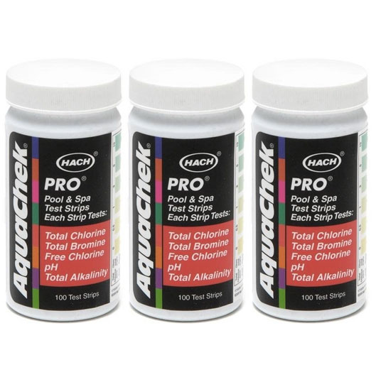 511710 AquaChek Pro 5-Way Pool Test Strips 3-Pack Multi-Pack