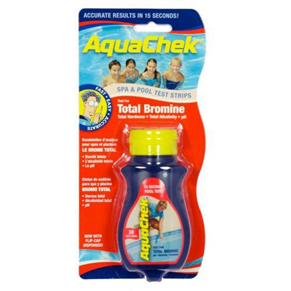 521252A AquaChek Red 4-in-1 Total Bromine Pool & Spa Test Strips