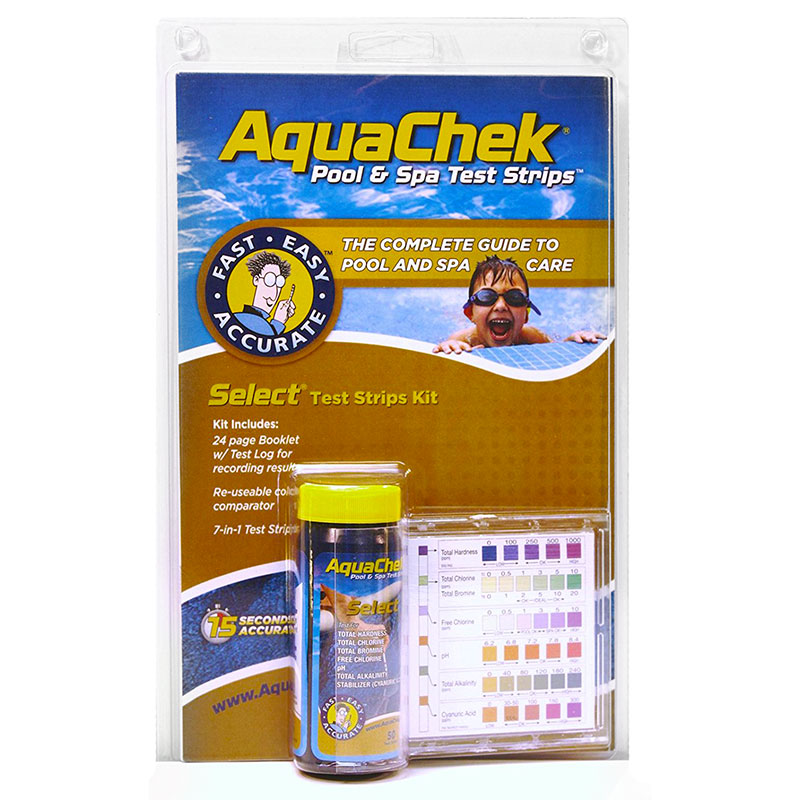 541604A AquaChek Select 7-in-1 Pool & Spa Test Strips Complete Kit