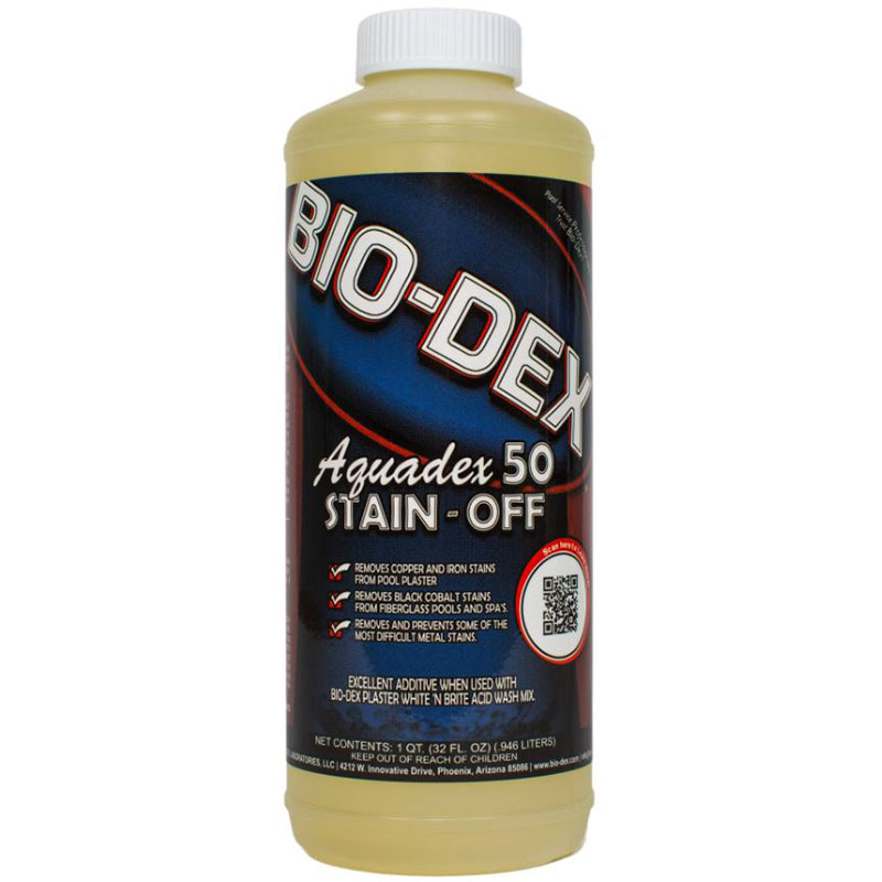 ADQ50 Bio-Dex Aquadex 50 Metal Copper Iron Stain Off Remover