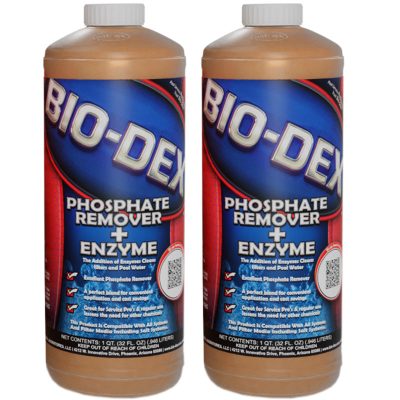 EPR32 Bio-Dex Swimming Pool Phosphate Remover + Enzyme - 2 Pack