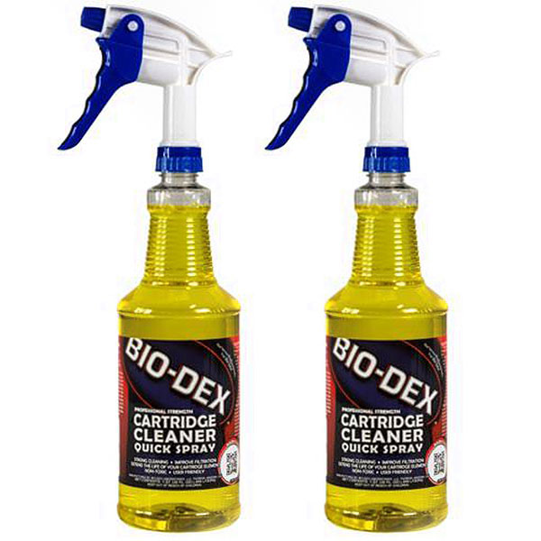 CART32 Bio-Dex Swimming Pool Spa Cartridge Cleaner Quick Spray 2-Pack Multi-Pack