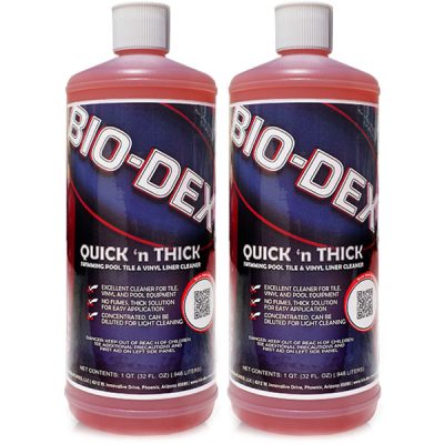 QT032 BioDex Quick N Thick Tile Cleaner 32oz.  2-Pack Multi-Pack