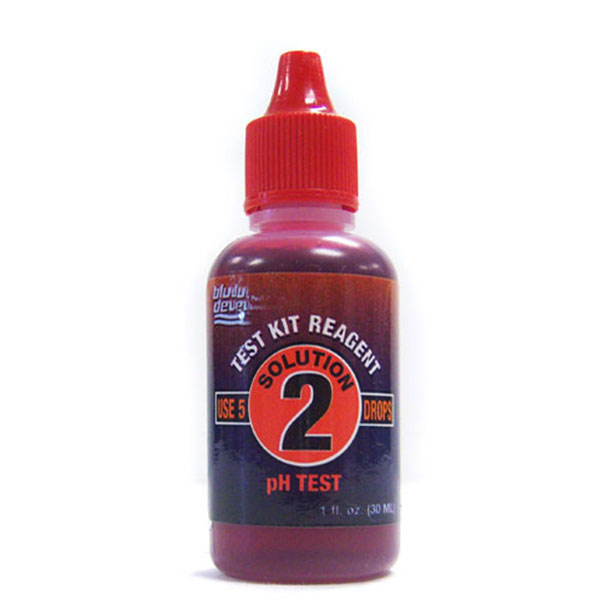 B7042 Blue Devil 1 oz. Test Kit Reagent Solution 2 pH