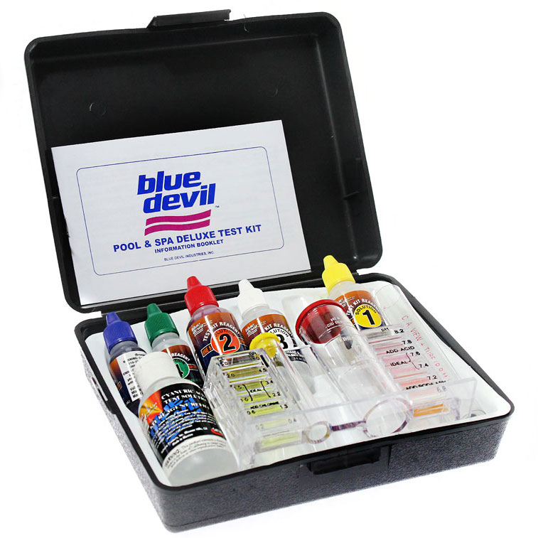 B7550 Blue Devil Including Cyanuric Acid Test 6-Way Test Kit