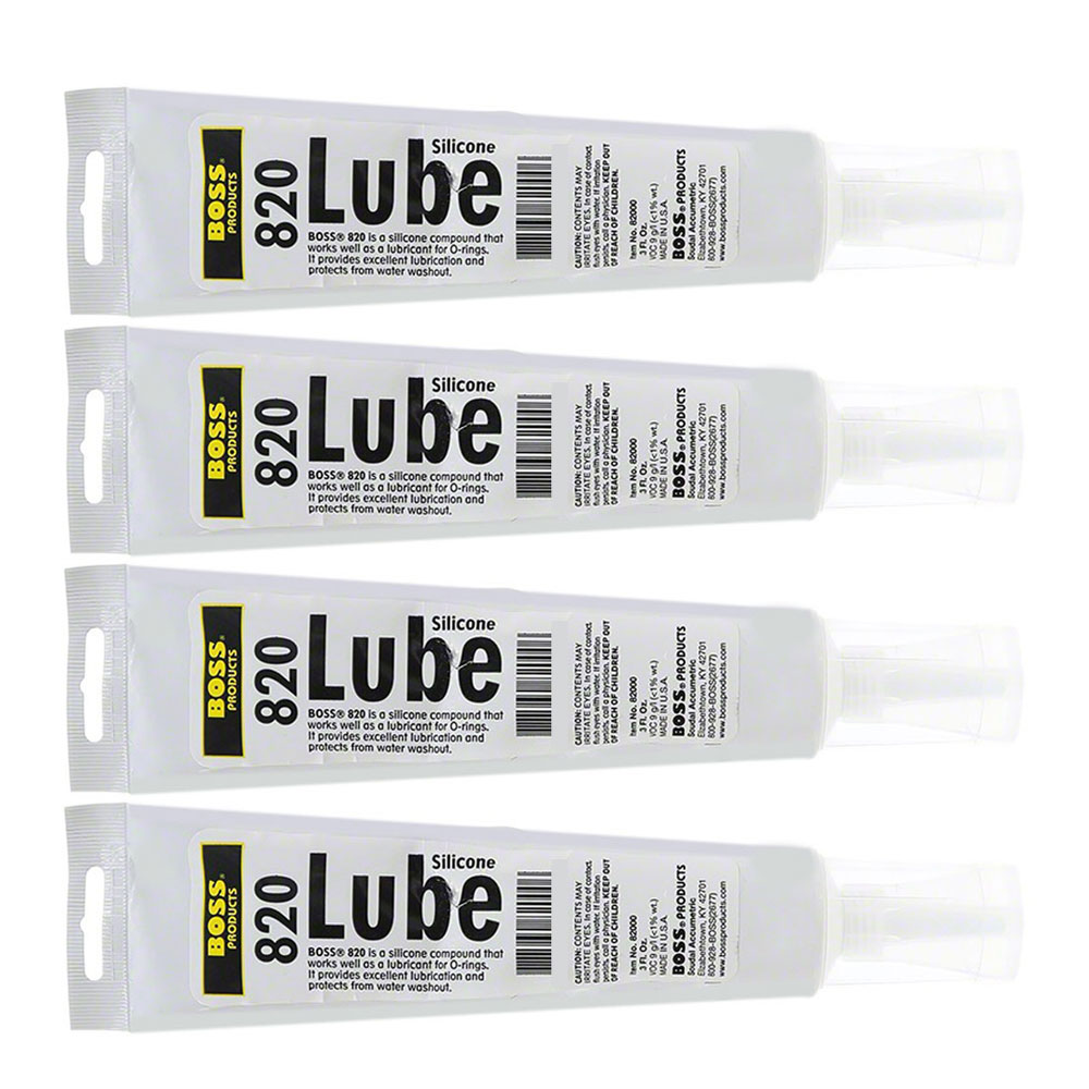 82030B Boss 820 Silicone Lube 3oz. Pool and Spa 4-Pack Multi-Pack