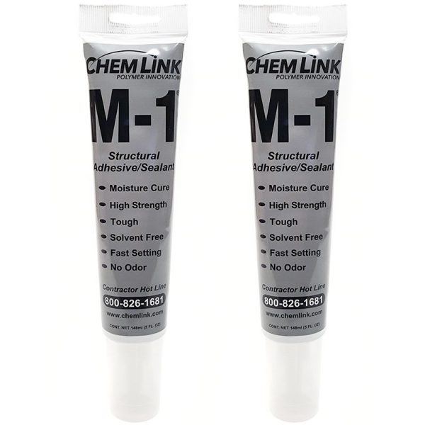 F1277WH ChemLink Adhesive Sealer Multipurpose M-1 5oz. (2 Count)