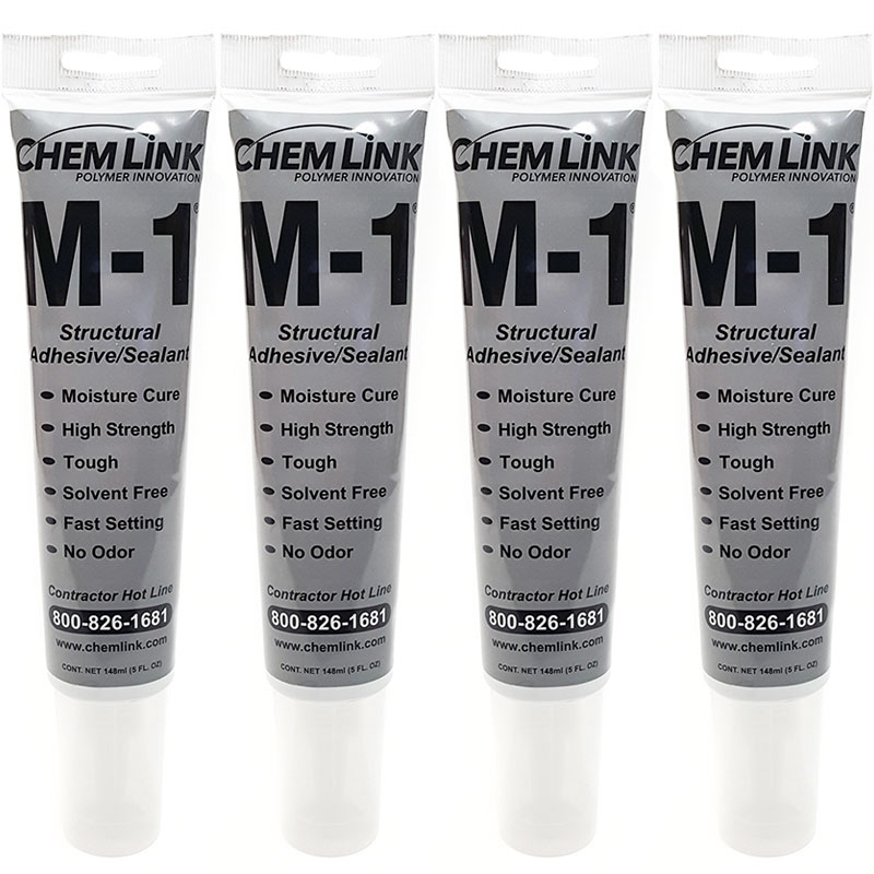 F1277WH ChemLink Adhesive Sealer Multipurpose M-1 5oz. (4 Count)