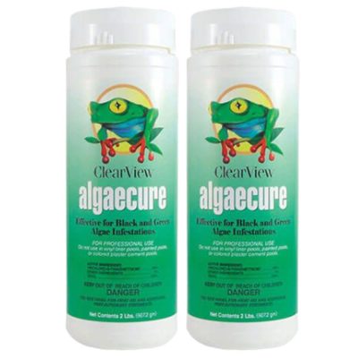 CVTC002 ClearView AlgaeCure Granular 99% Trichlor 2 lb. 2-Pack Multi-Pack