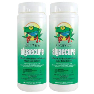 CVTC002 ClearView AlgaeCure Granular 99% Trichlor 2 lb. - 2 Pack