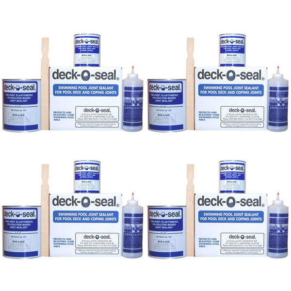 4701032 Deck-O-Seal Pool Deck Sealant Gray 96 oz. (4 Count)