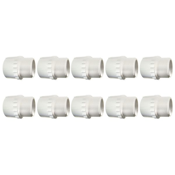 436-015 Male Adapter Mipt 1-1/2 in. - 10 Pack