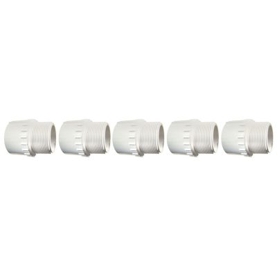 436-015 Male Adapter Mipt 1-1/2 in. - 5 Pack