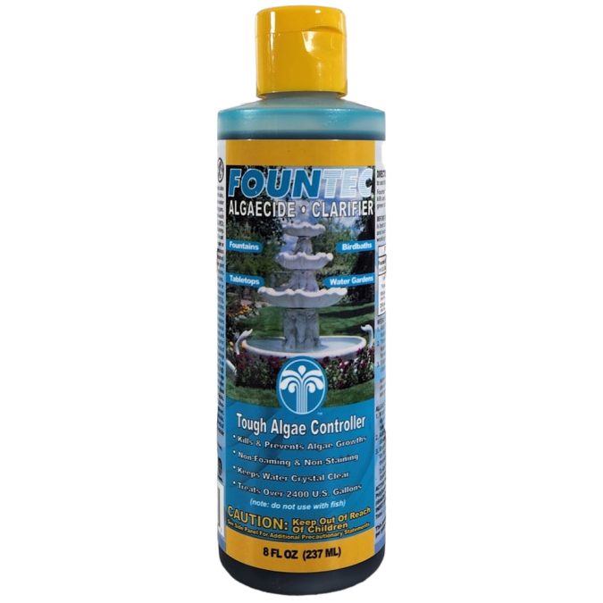 Fountec® Fountain Green Algae Remover Algaecide & Clarifier 8oz. 50008 ...