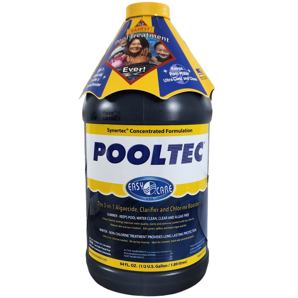 30064 PoolTec? Algaecide Clarifier & Salt Cell Booster 64 oz.