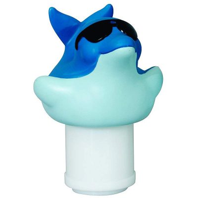 1002 Game Derby Dolphin 3 in. Pool Chlorine Tablet Feeder Floater