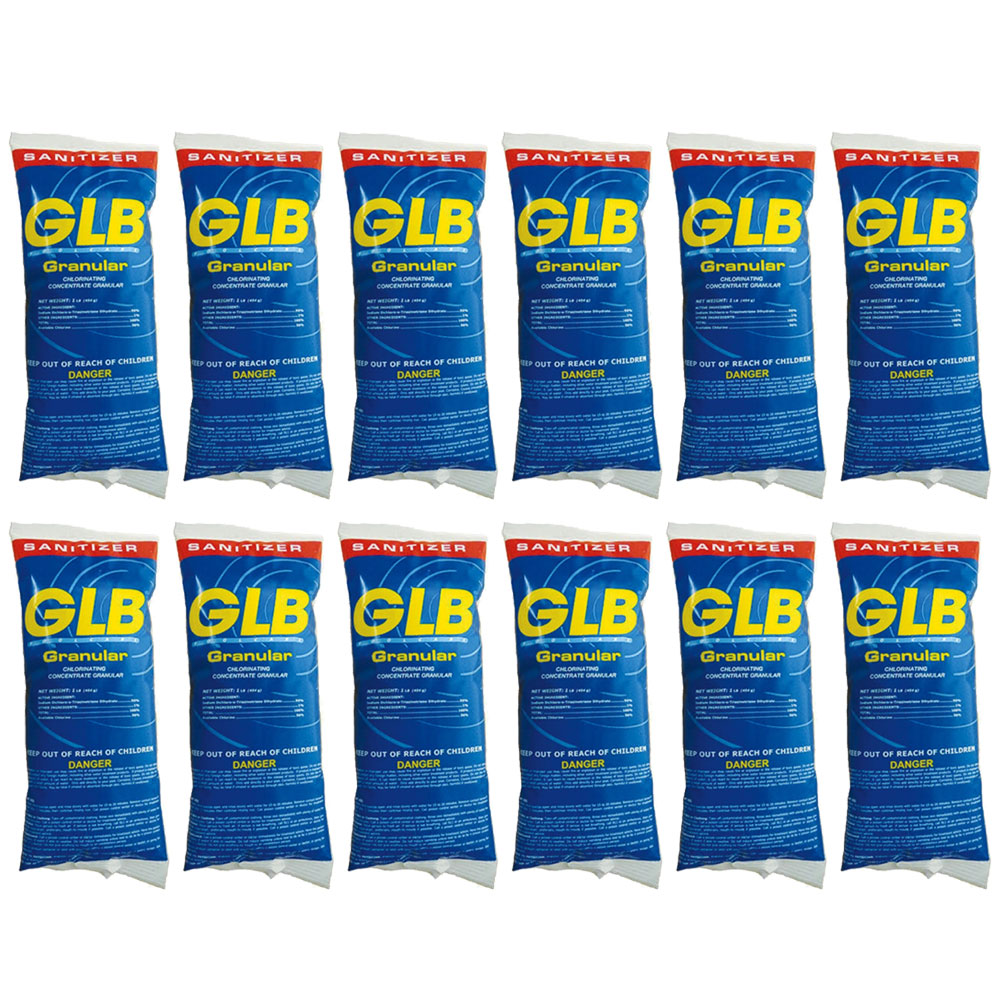 71001A GLB Stabilized Granular Chlorine Di-Chlor 1 Lb. (12 Count)