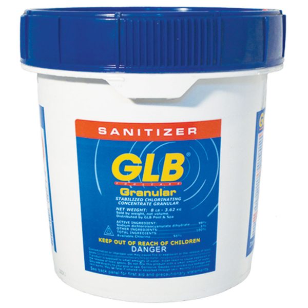 71220A GLB Stabilized Granular Chlorine Di-Chlor 8 Lbs.