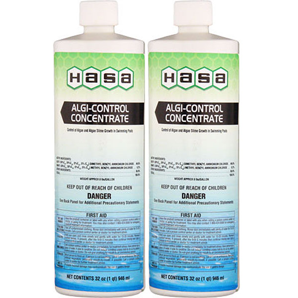 72121 Hasa Algi Control Concentrate Green Algaecide 32oz. (2 Count)