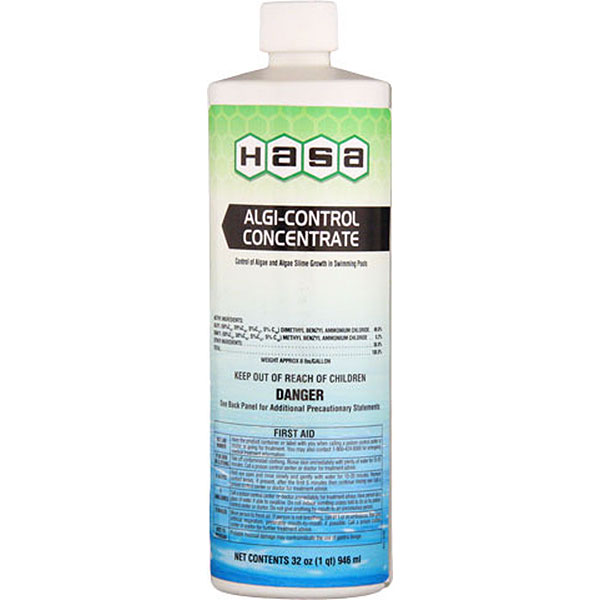 72121 Hasa Algi Control Concentrate Yellow/Green Algae Algaecide 32oz.