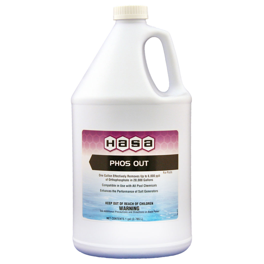 77141 Hasa Phos Out Swimming Pool Phosphate Remover 1 Gal.