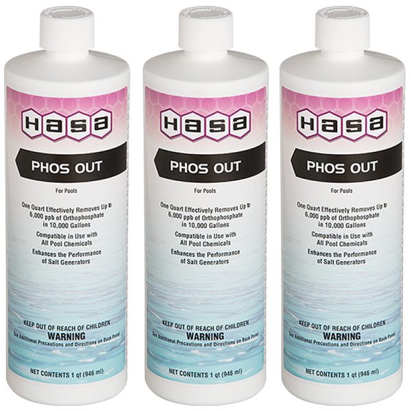 77121 Hasa Phos Out Swimming Pool Phosphate Remover - 3 Pack