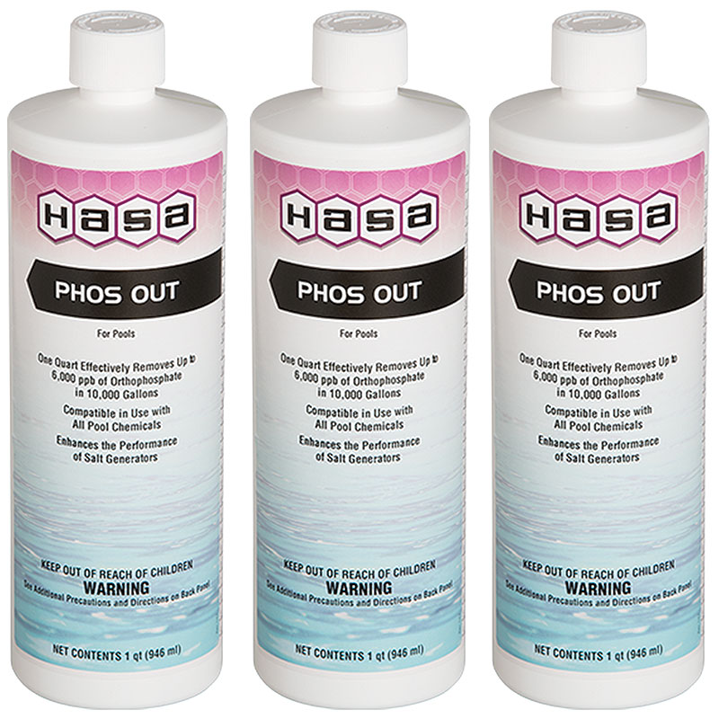 77121 Hasa Phos Out Swimming Pool Phosphate Remover (3 Count)