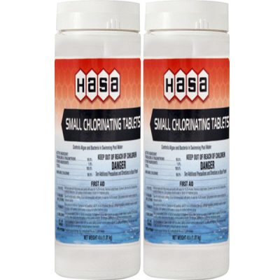 62122 Hasa Small Chlorinating Tablets 2 lbs. (2 Count)