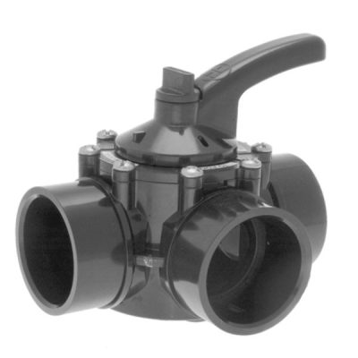 PSV3SDGR Hayward 1.5-2 in. PVC Diverter Valve 3 Port