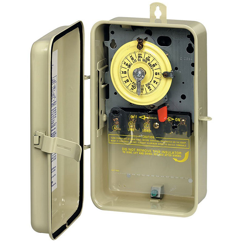 T101R3 Intermatic Mechanical Timer In Metal Enclosure 110V SPST