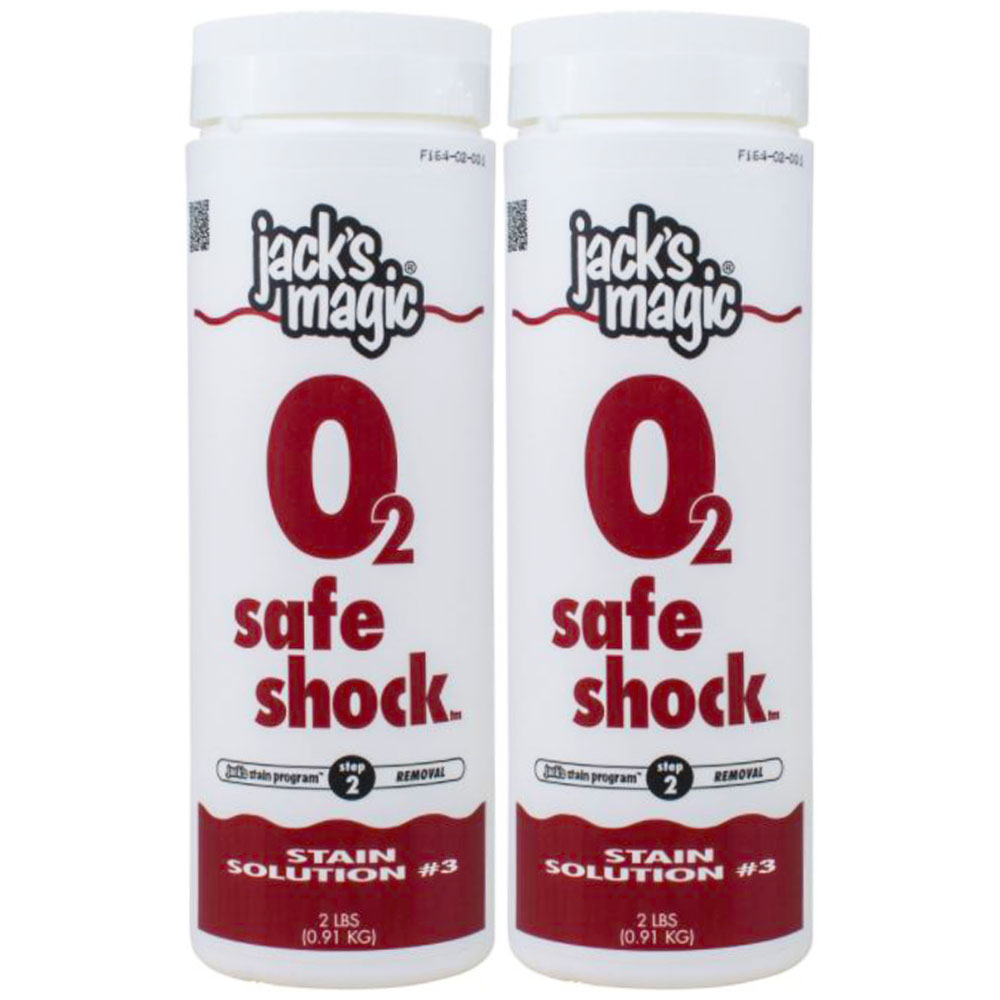 JMSAFE2 Jack's Magic Stain Solution #3 O2 Safe Shock 2lb (2 Count)