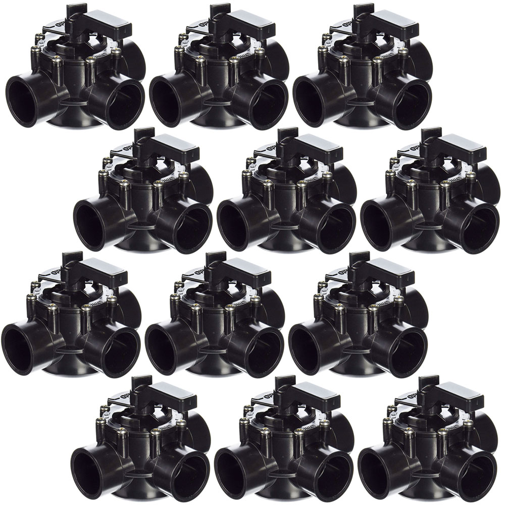 4715 Jandy Type 3 Way Port Positive Seal Diverter Valve 1.5in. - 2in. Valve 12-Pack Multi-Pack